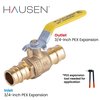 Hausen Heavy Duty Brass Full Port PEX Ball Valve with 3/4 in. Expansion PEX Connection, 10PK HA-BV120-10